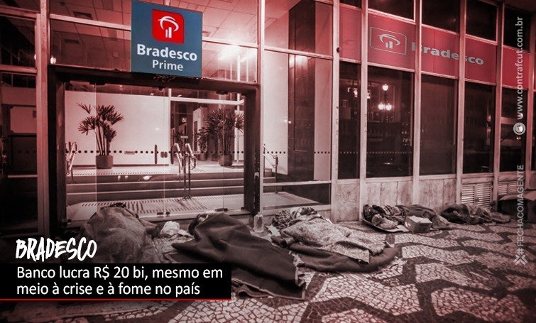 Lucro do Bradesco chega a quase R$ 20 bi